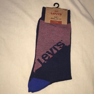 NWT Levi’s 168 CA Regular Socks 8-12 Navy Blue